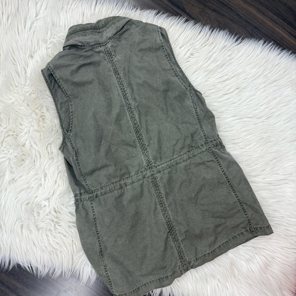 DKNY Army Green Utility Vest - Picture 5 of 6